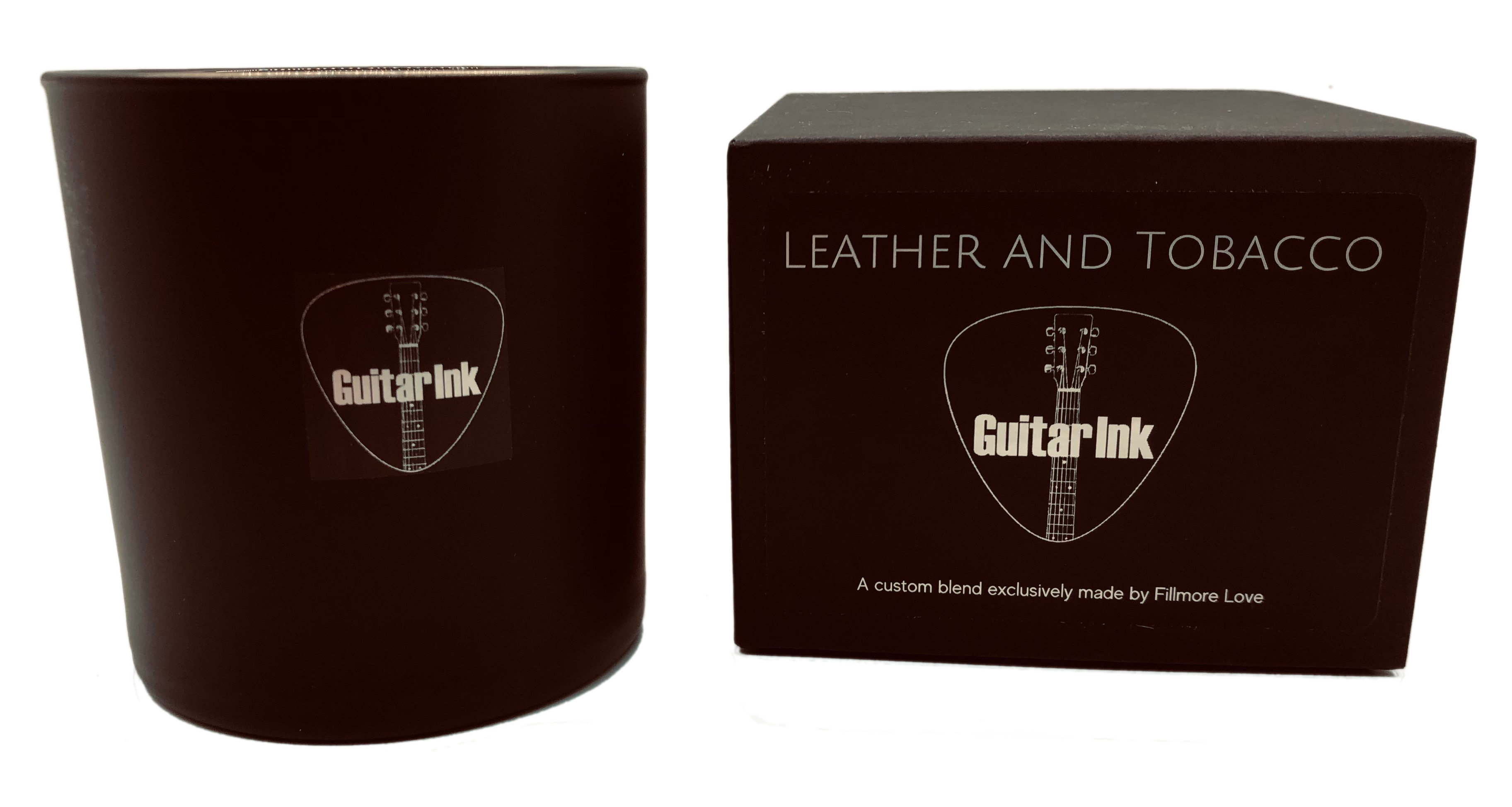 Candle 11 oz Leather and Tobacco 100% Soy Wax - The Smell of Rock & Roll