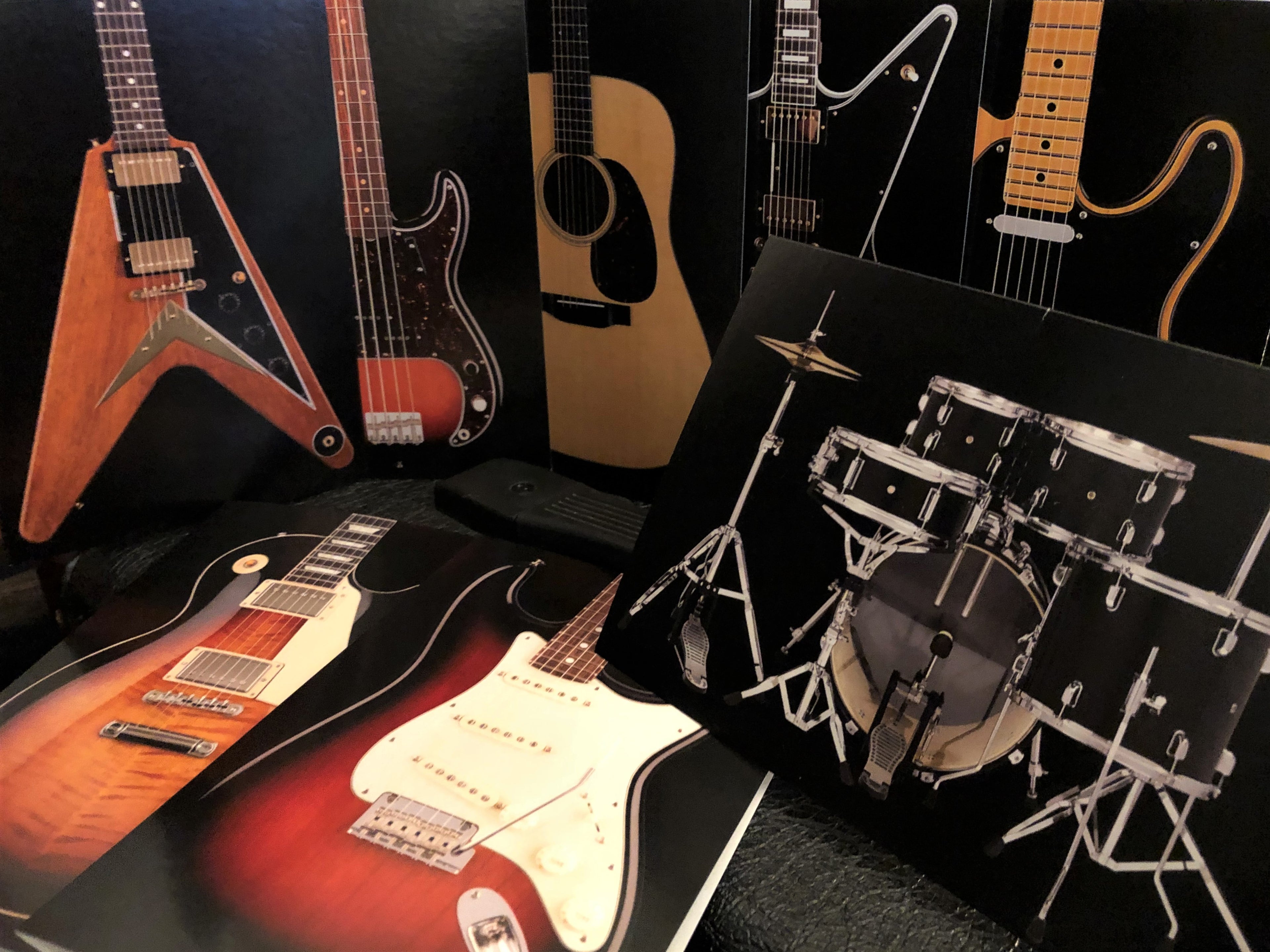 Super Deluxe Set of Mixed Guitar Note Cards with Envelopes