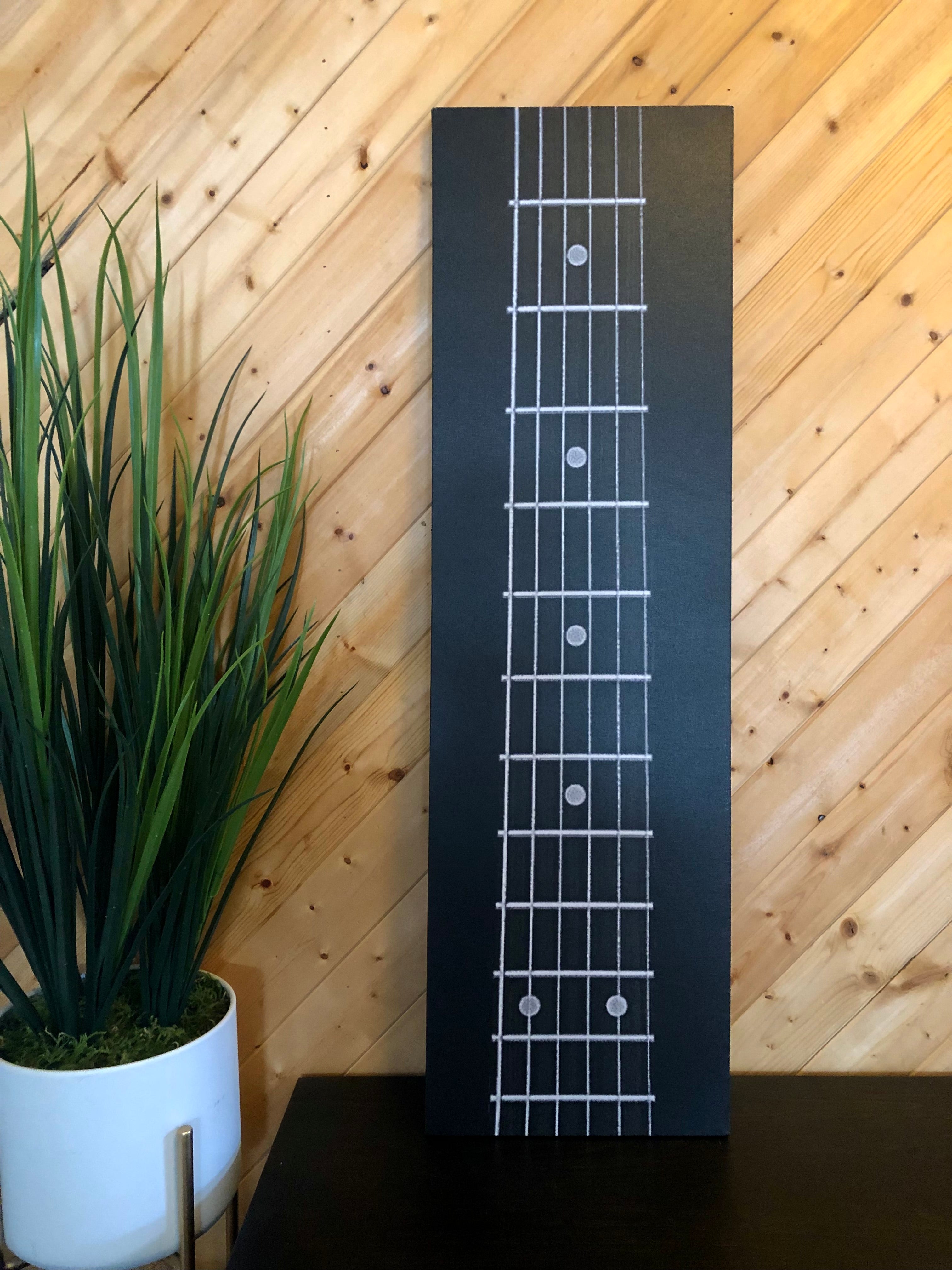 Fretboard Canvas Print
