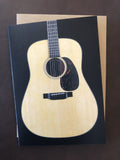 Dreadnought Acoustic Guitar Economy Music Note Card